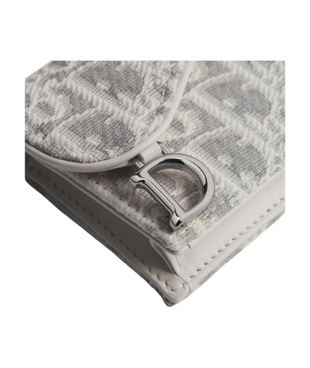 CHRISTIAN DIOR Серый кардхолдер, фото 5