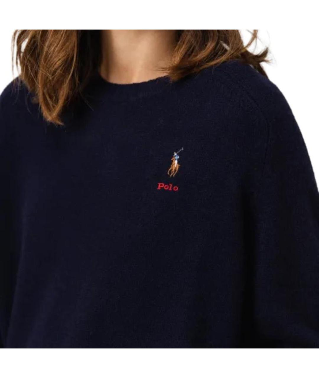 POLO RALPH LAUREN Темно-синий джемпер / свитер, фото 4
