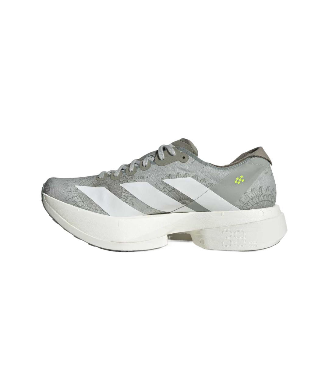 ADIDAS Серые кожаные кроссовки, фото 2