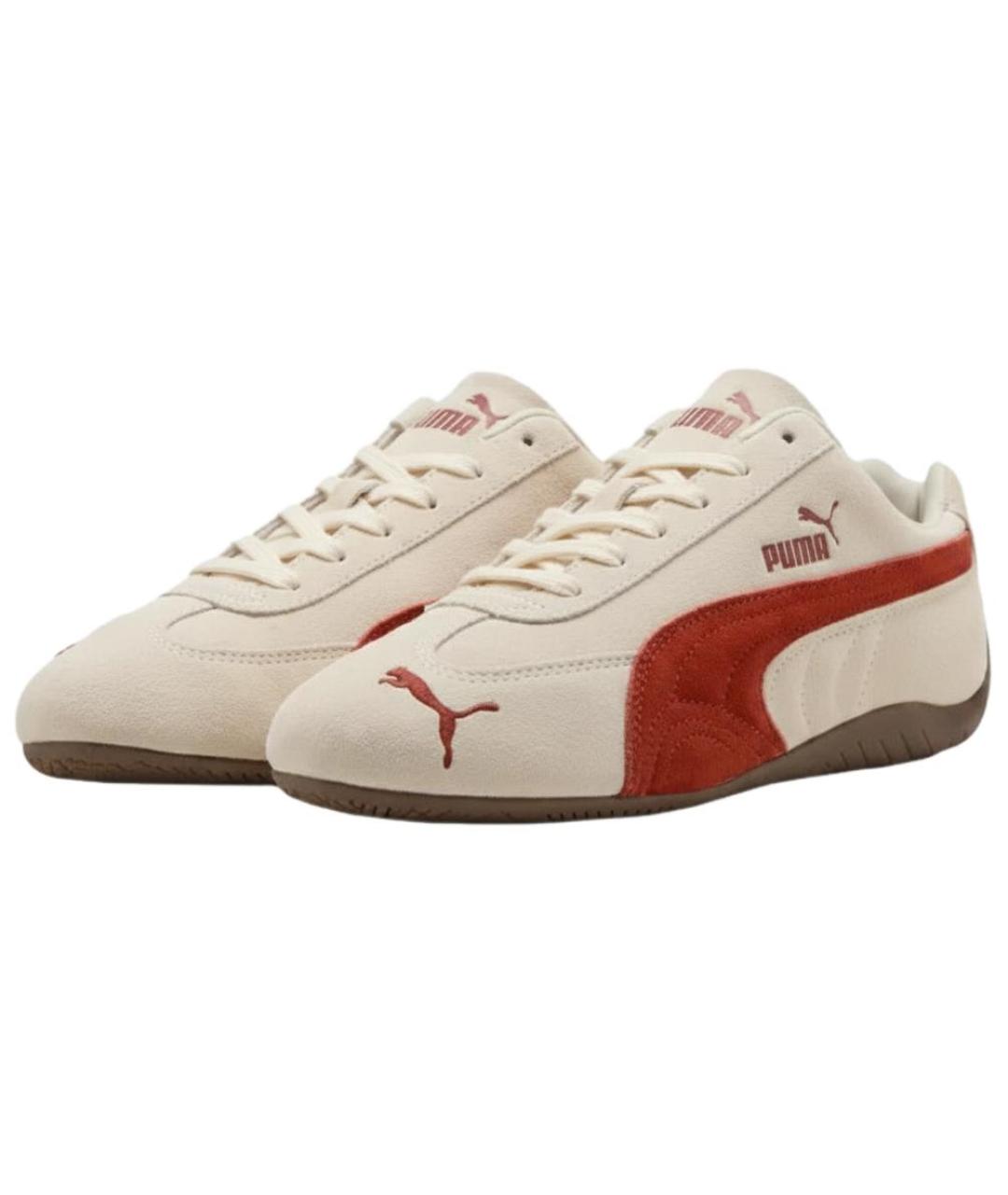 PUMA Бежевые кеды, фото 4