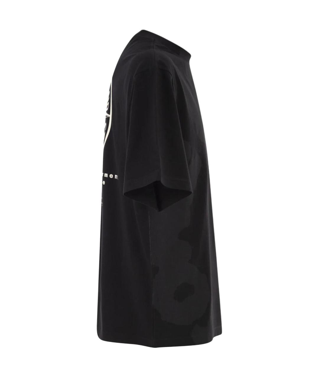 STONE ISLAND Черная футболка, фото 3