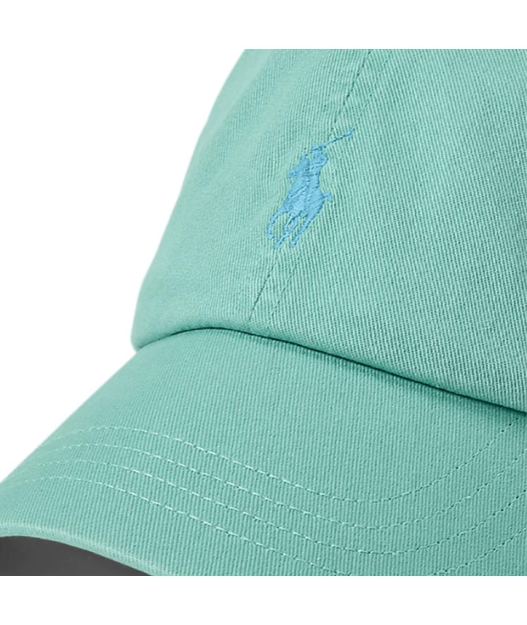 POLO RALPH LAUREN Зеленая хлопковая кепка, фото 3