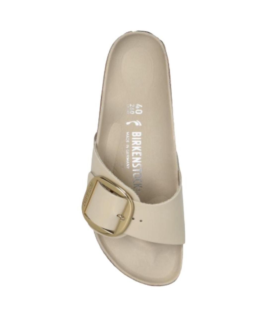 BIRKENSTOCK Бежевые шлепанцы, фото 3