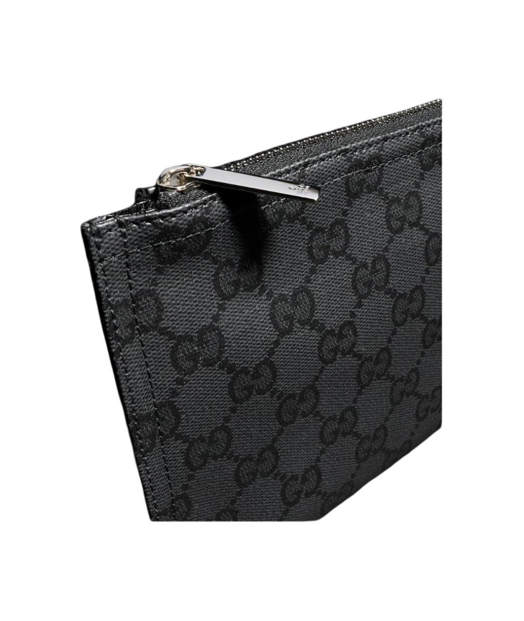 GUCCI Черная папка для документов из канвы, фото 5