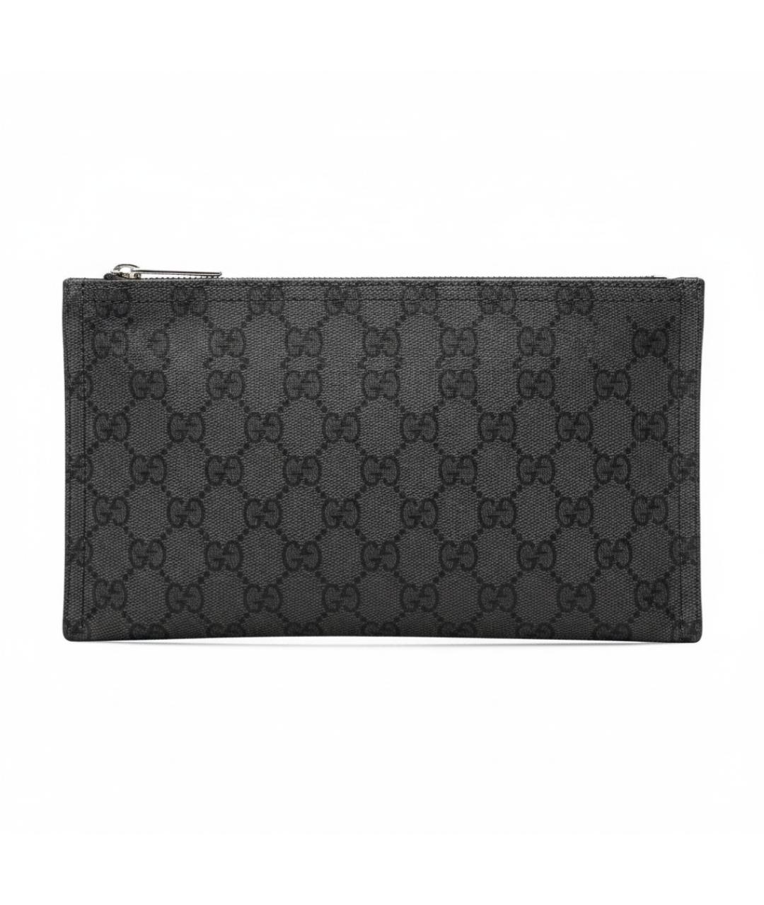 GUCCI Черная папка для документов из канвы, фото 6