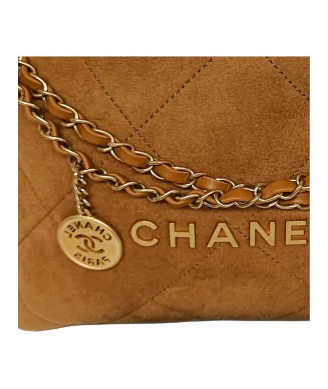 CHANEL Коричневая сумка через плечо, фото 3