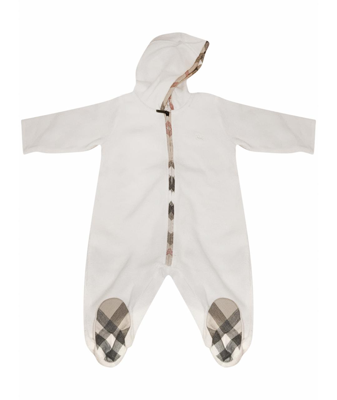 BURBERRY Белый комбинезон, фото 1