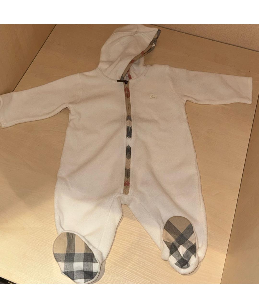 BURBERRY Белый комбинезон, фото 4