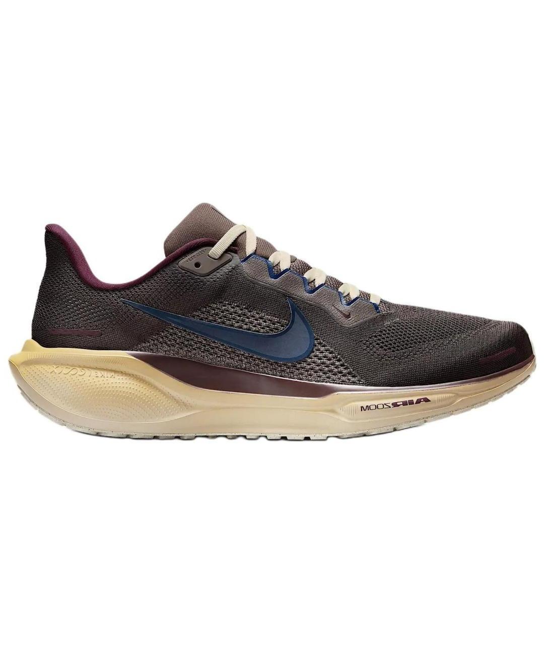 NIKE Коричневые низкие кроссовки / кеды, фото 1
