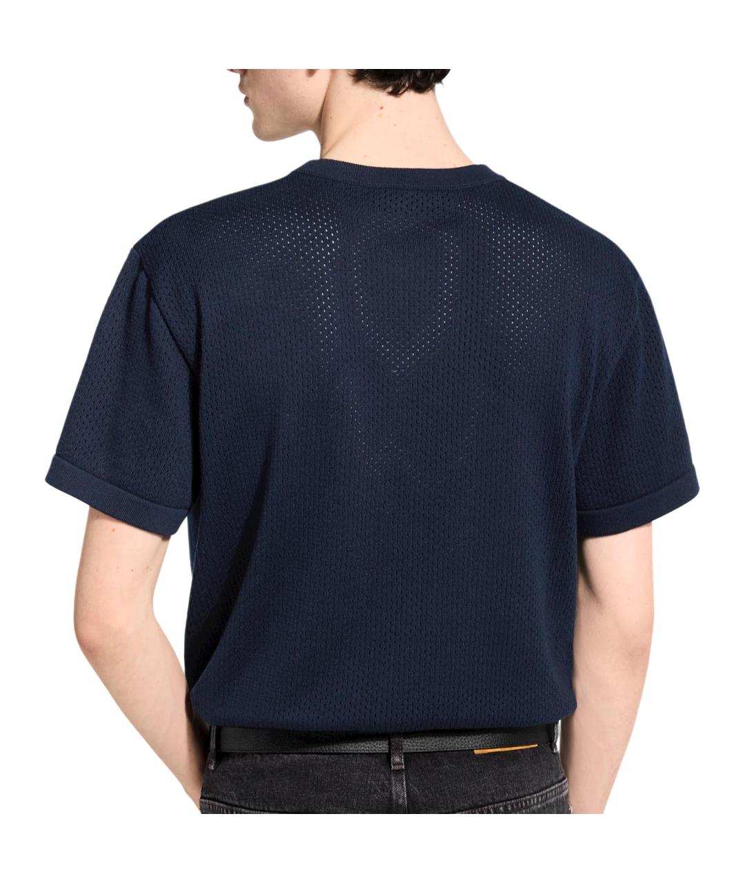 LOUIS VUITTON Темно-синяя футболка, фото 4