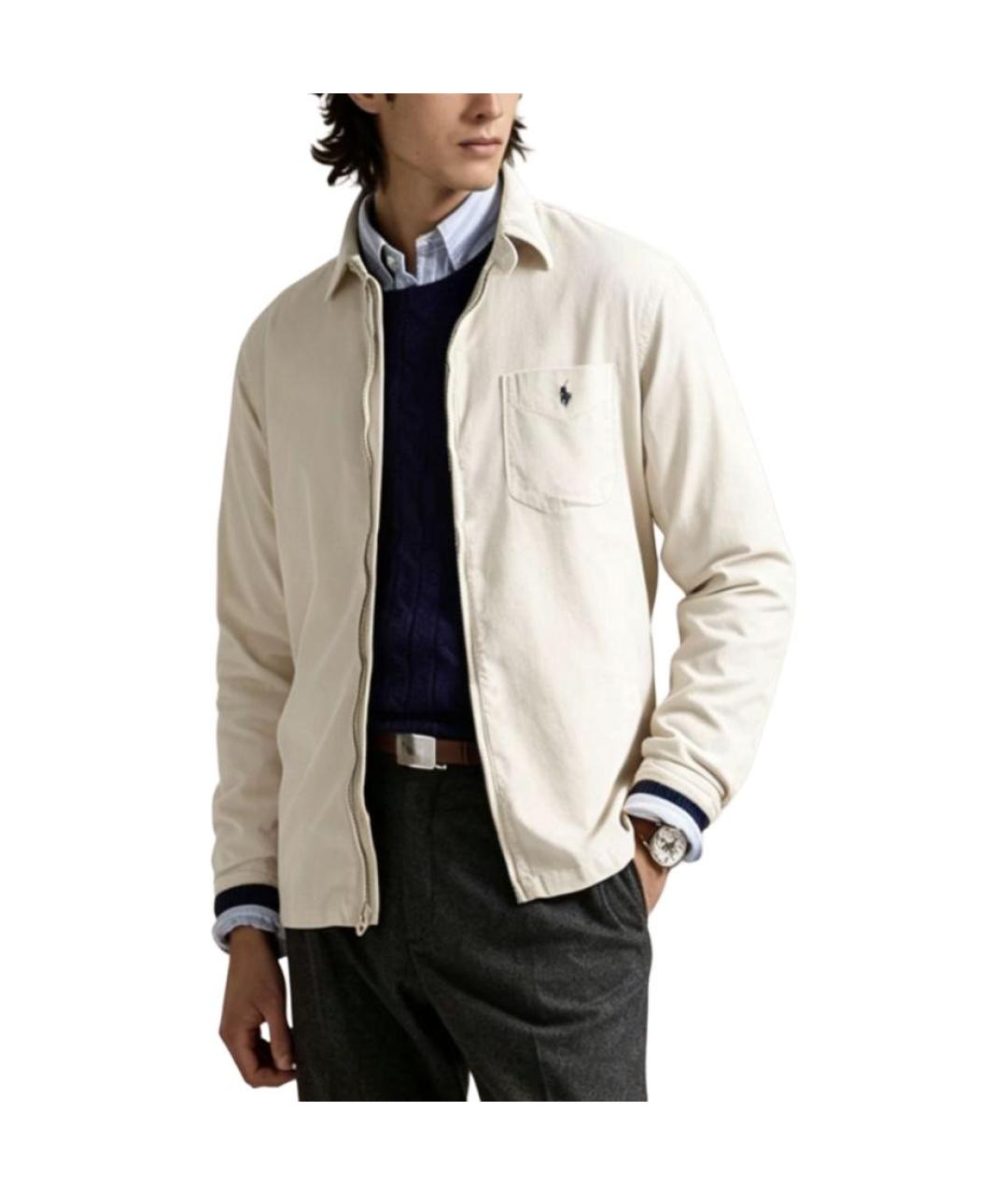 POLO RALPH LAUREN Белая куртка, фото 4