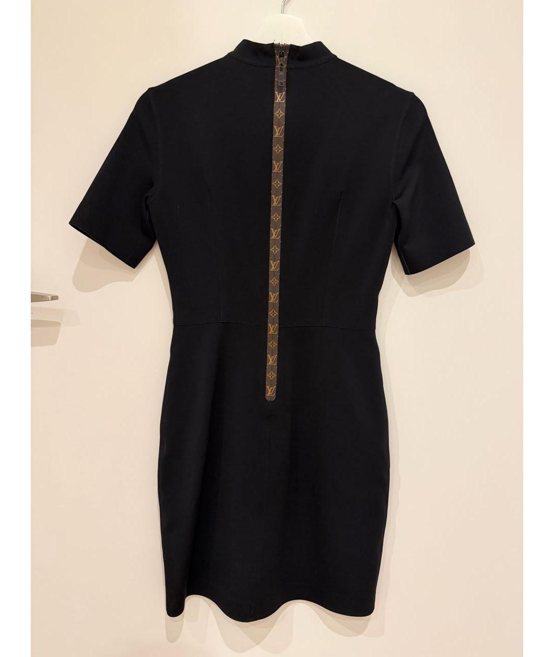 LOUIS VUITTON Черное полиамидовое вечернее платье, фото 2