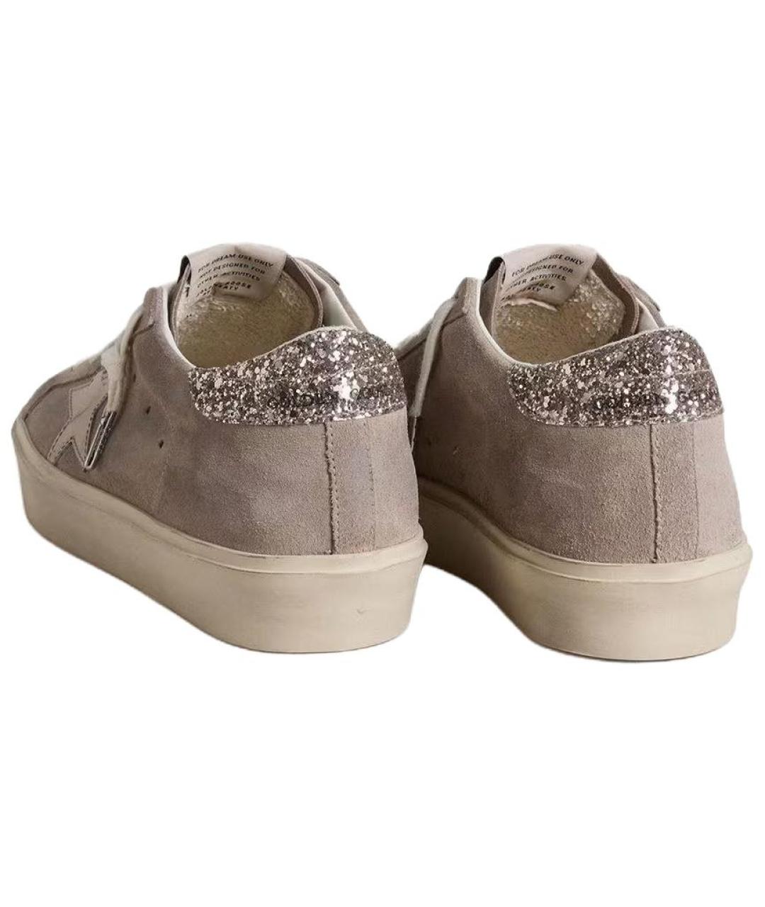 GOLDEN GOOSE DELUXE BRAND Бежевые замшевые кроссовки, фото 5