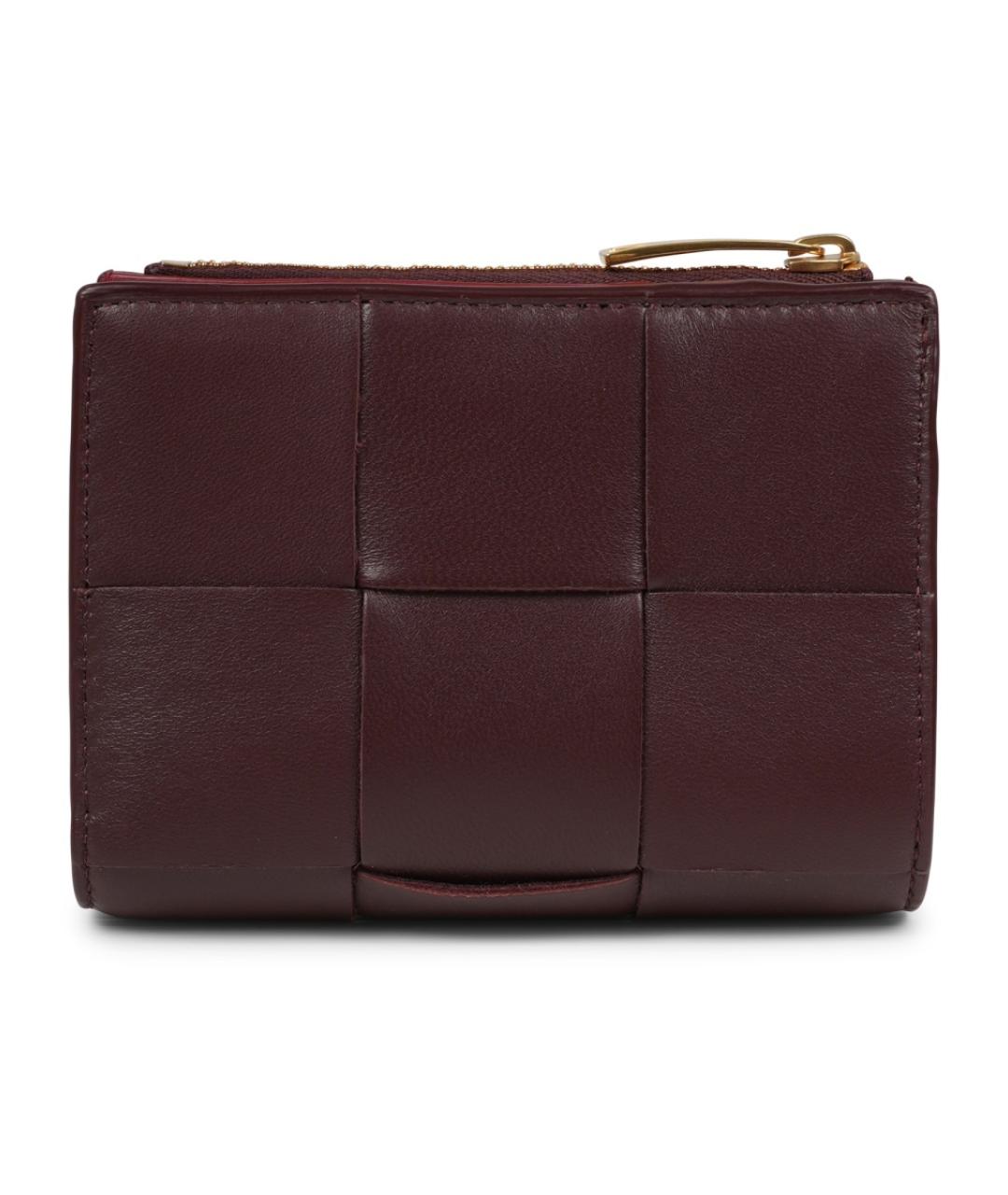 BOTTEGA VENETA Коричневый кожаный кошелек, фото 1