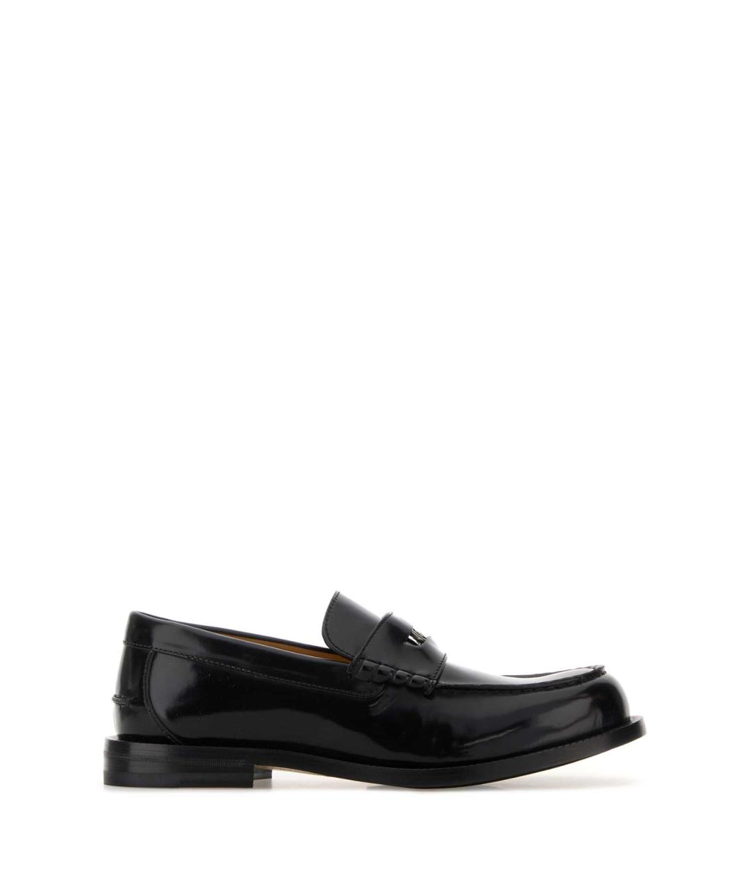 GUCCI Черные кожаные лоферы, фото 1