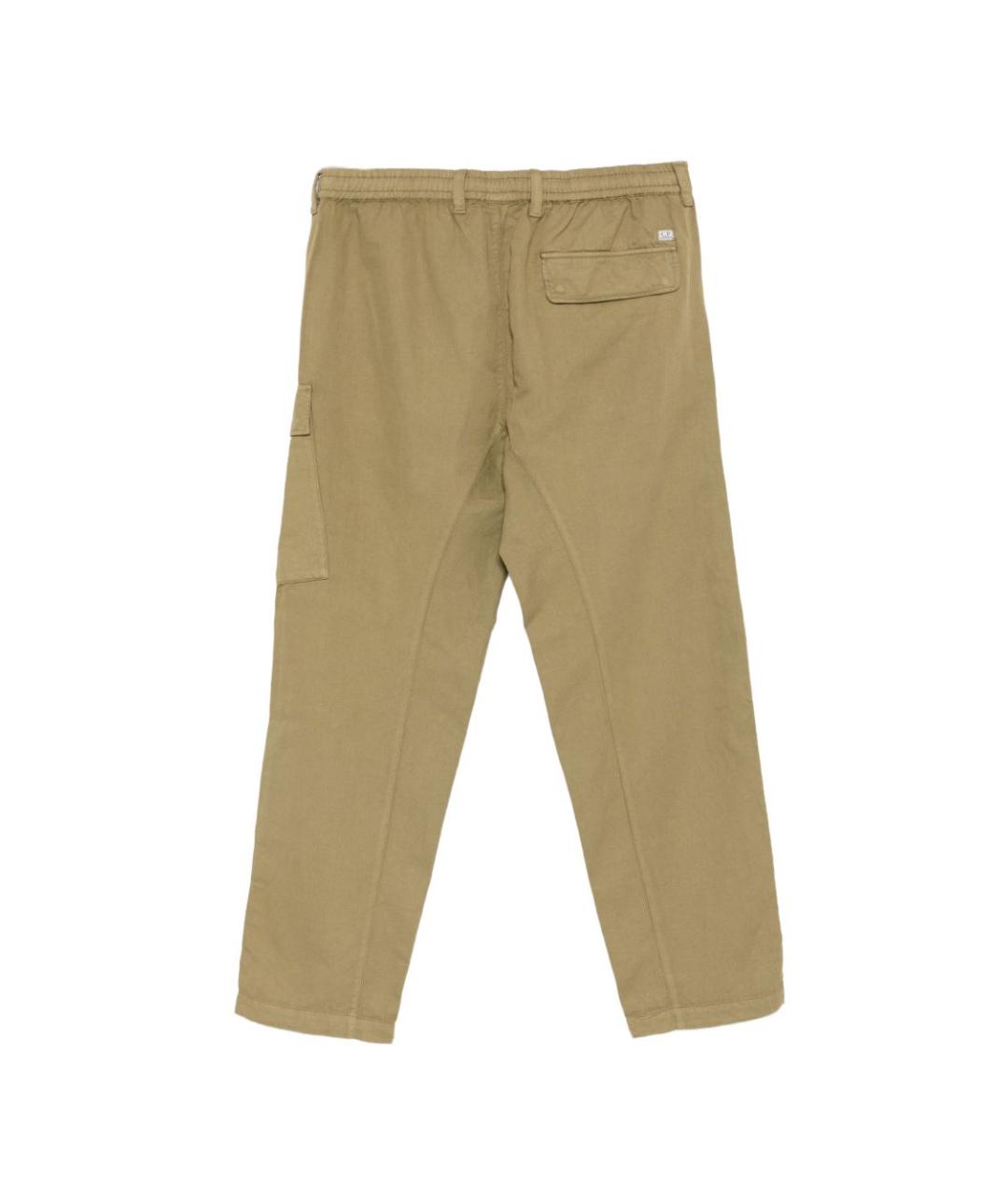 CP COMPANY Зеленые хлопковые повседневные брюки, фото 2