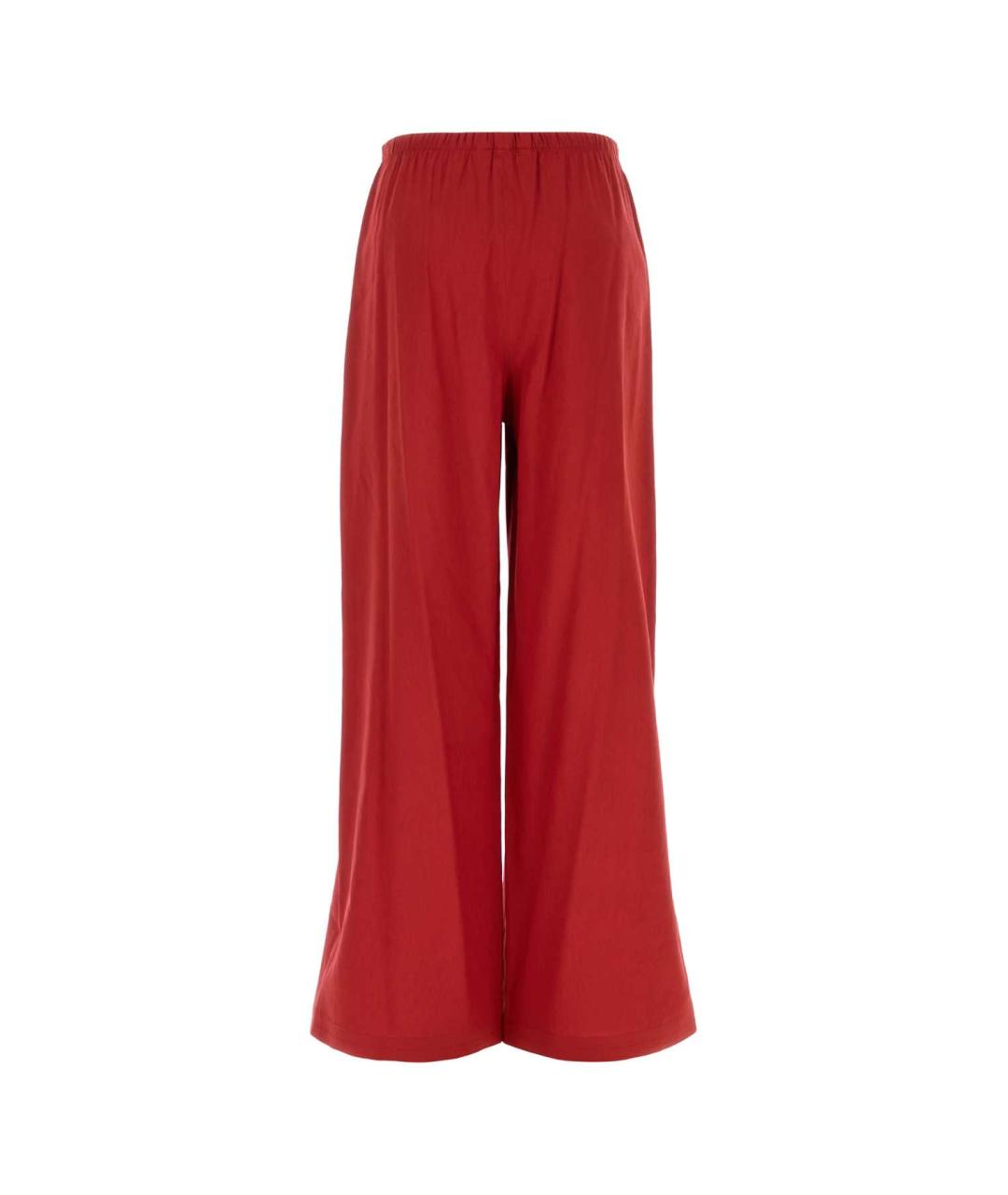 MAX MARA Красные прямые брюки, фото 2
