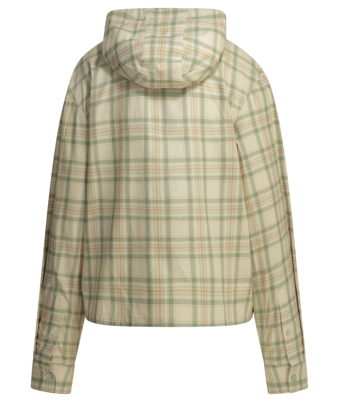 ACNE STUDIOS Зеленая хлопковая куртка, фото 2