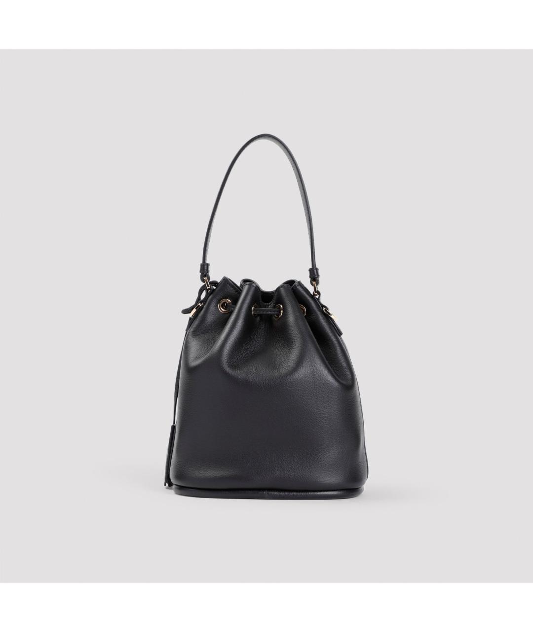 PRADA Черная кожаная сумка тоут, фото 3