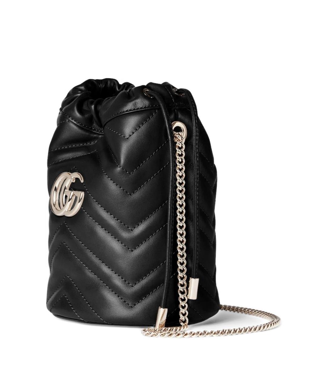 GUCCI Черная кожаная сумка тоут, фото 4