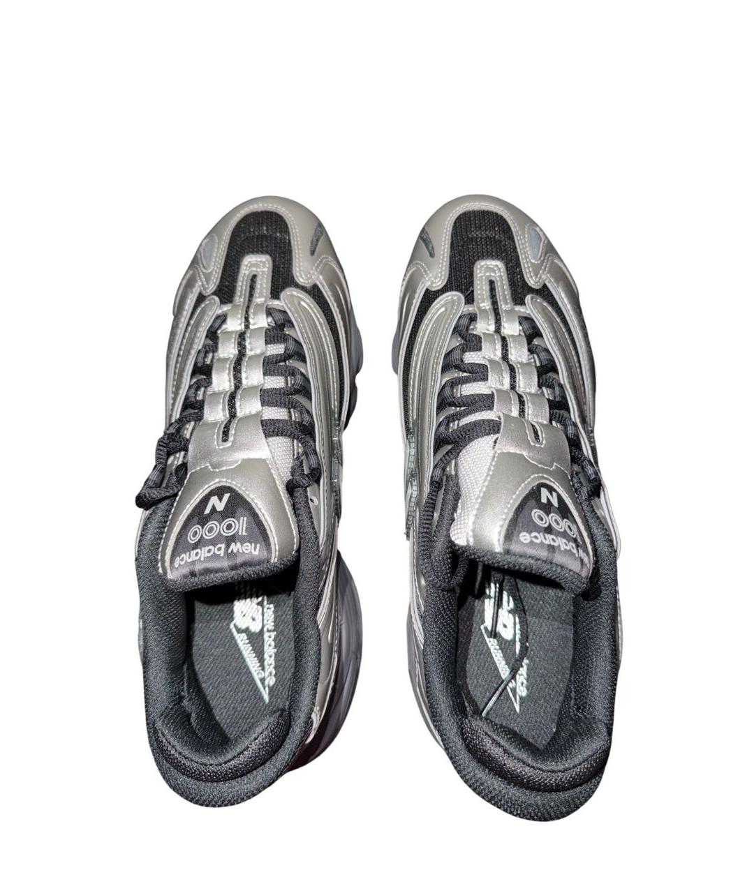 NEW BALANCE Антрацитовые резиновые высокие кроссовки / кеды, фото 3