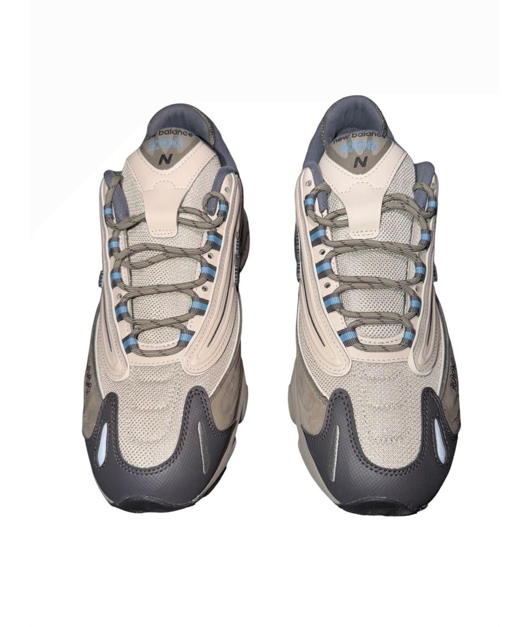 NEW BALANCE Бежевые резиновые высокие кроссовки / кеды, фото 2