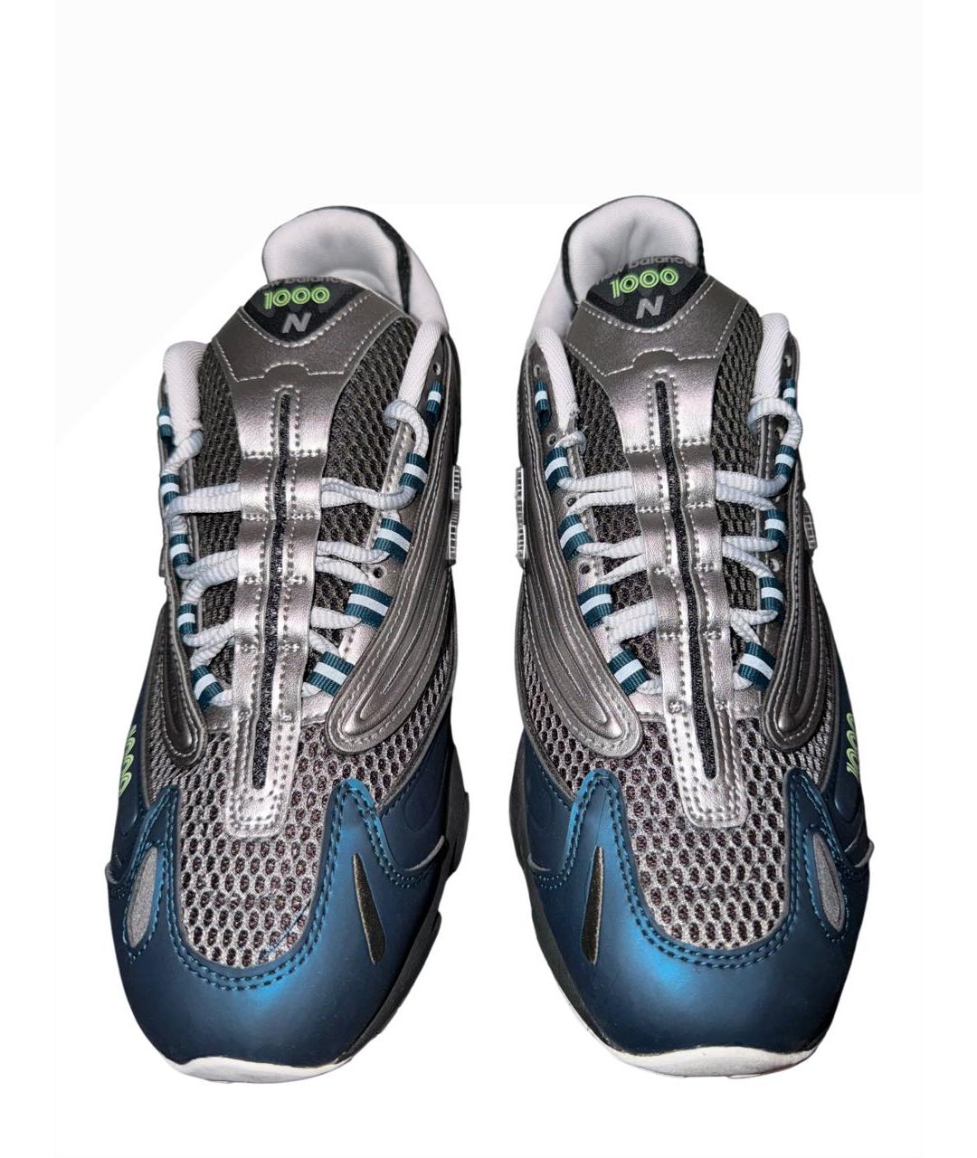 NEW BALANCE Серебряные резиновые высокие кроссовки / кеды, фото 2