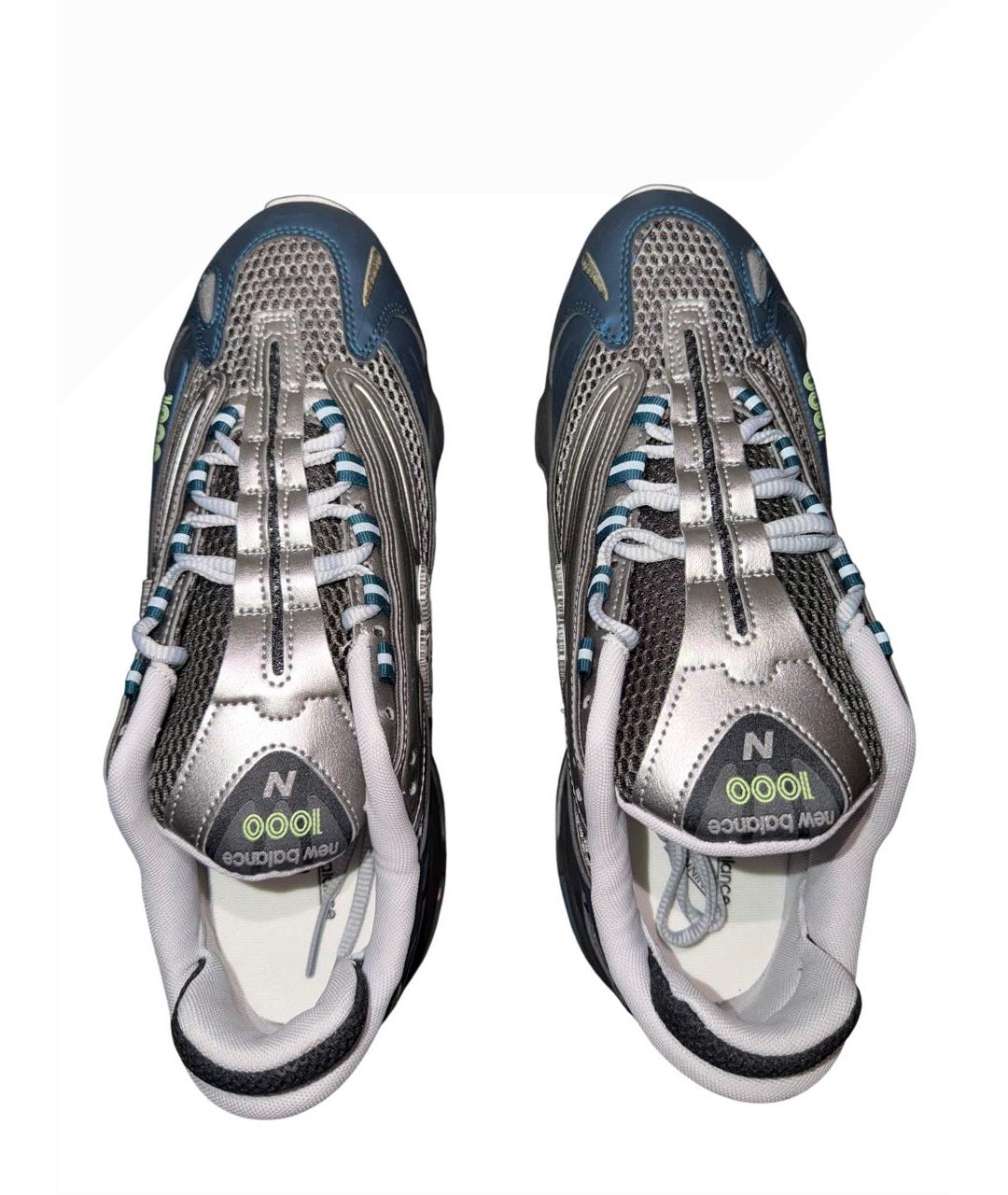 NEW BALANCE Серебряные резиновые высокие кроссовки / кеды, фото 3