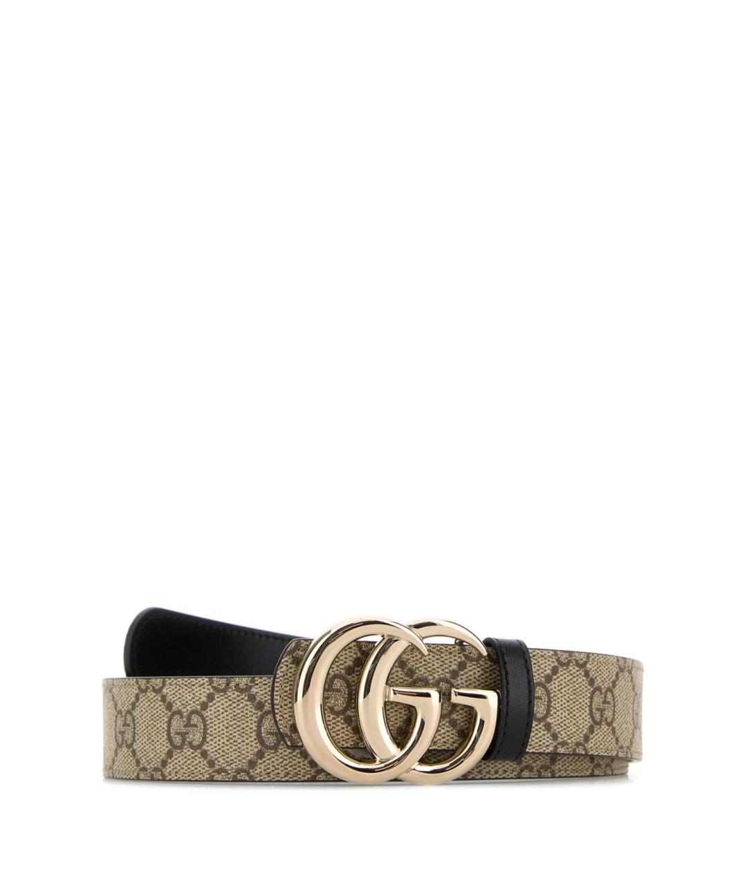 GUCCI Бежевый ремень, фото 1