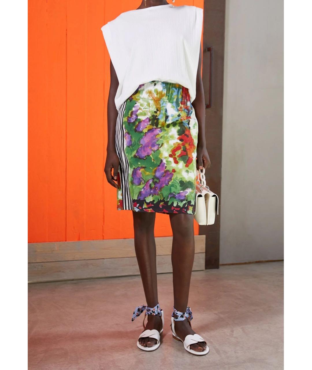 SPORTMAX Мульти юбка миди, фото 2