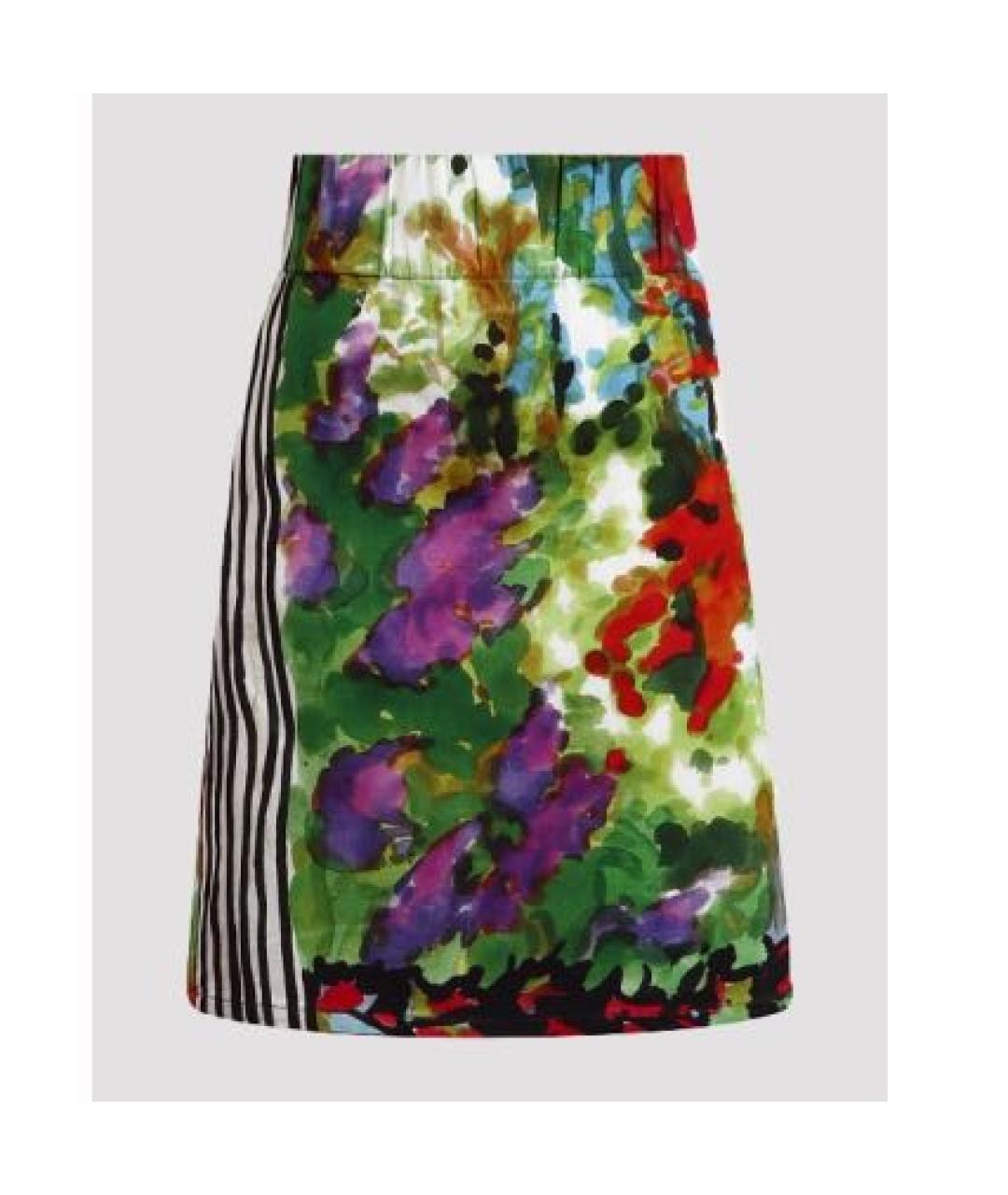 SPORTMAX Мульти юбка миди, фото 4