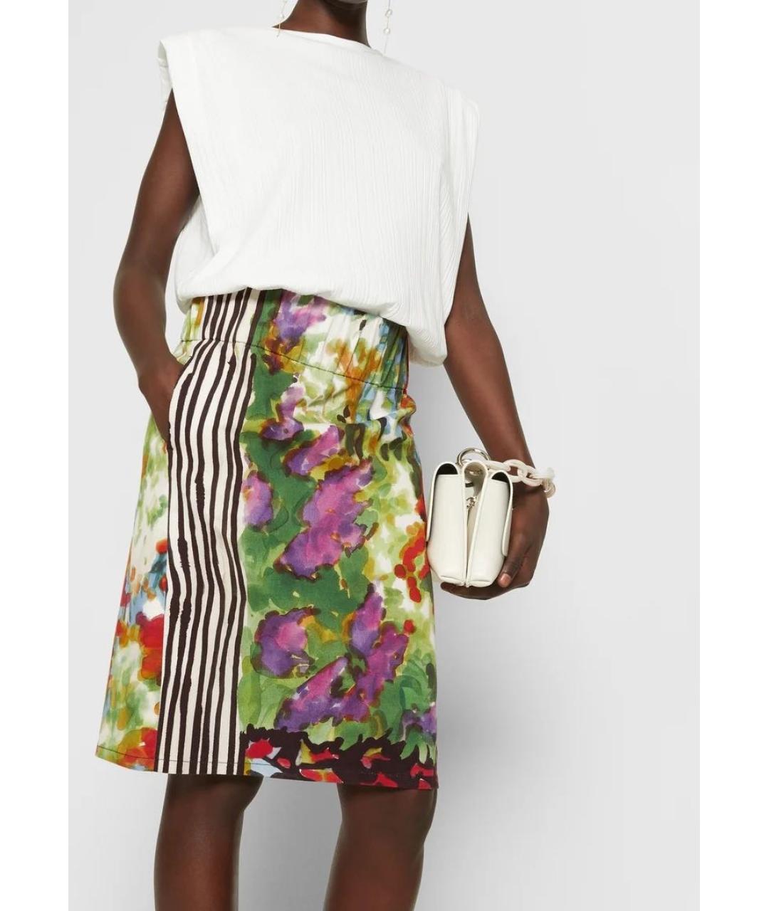 SPORTMAX Мульти юбка миди, фото 3