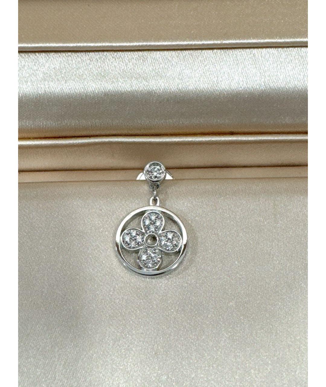 LOUIS VUITTON Серебряные серьги из белого золота, фото 5