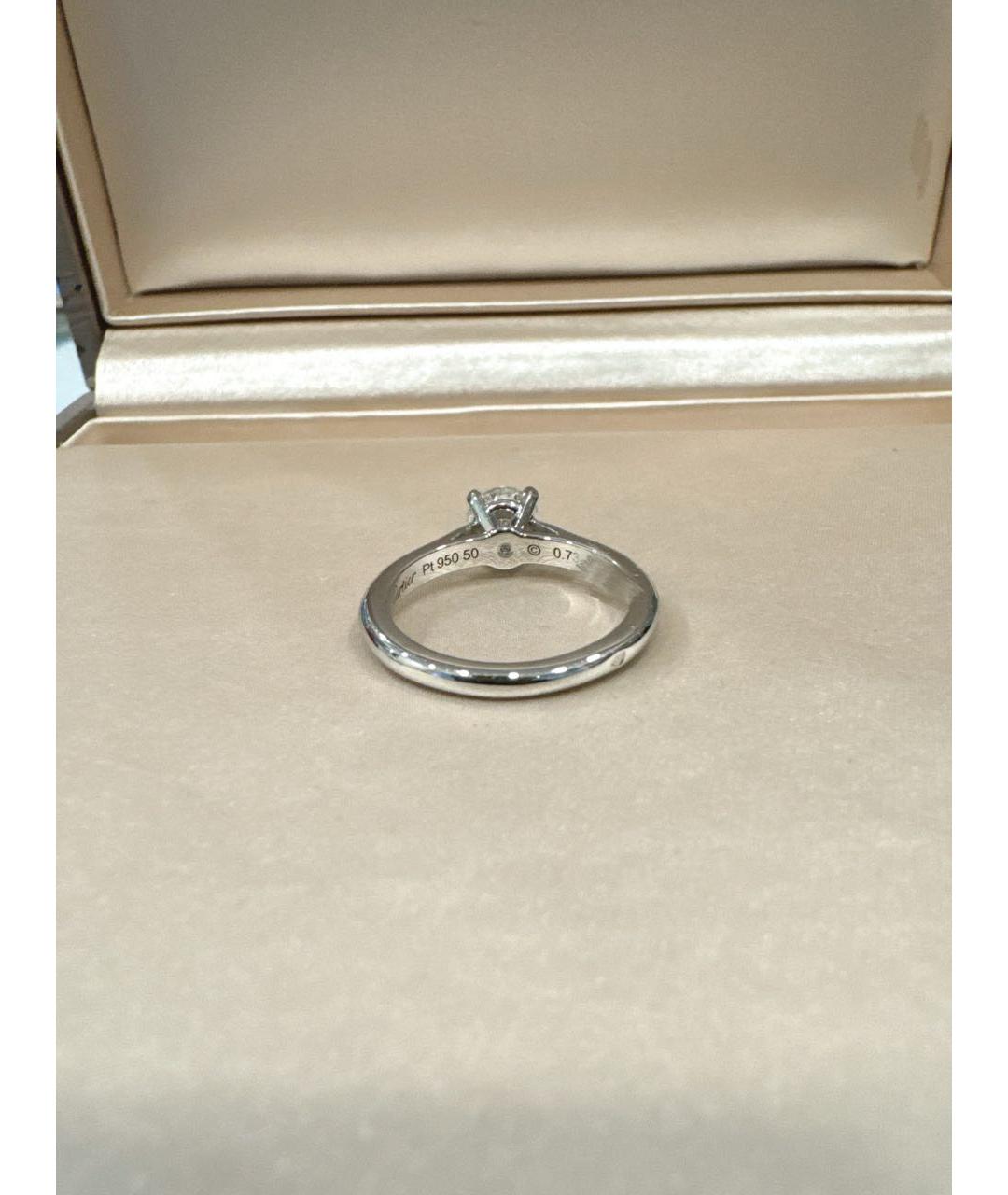 CARTIER Серебряное платиновое кольцо, фото 5
