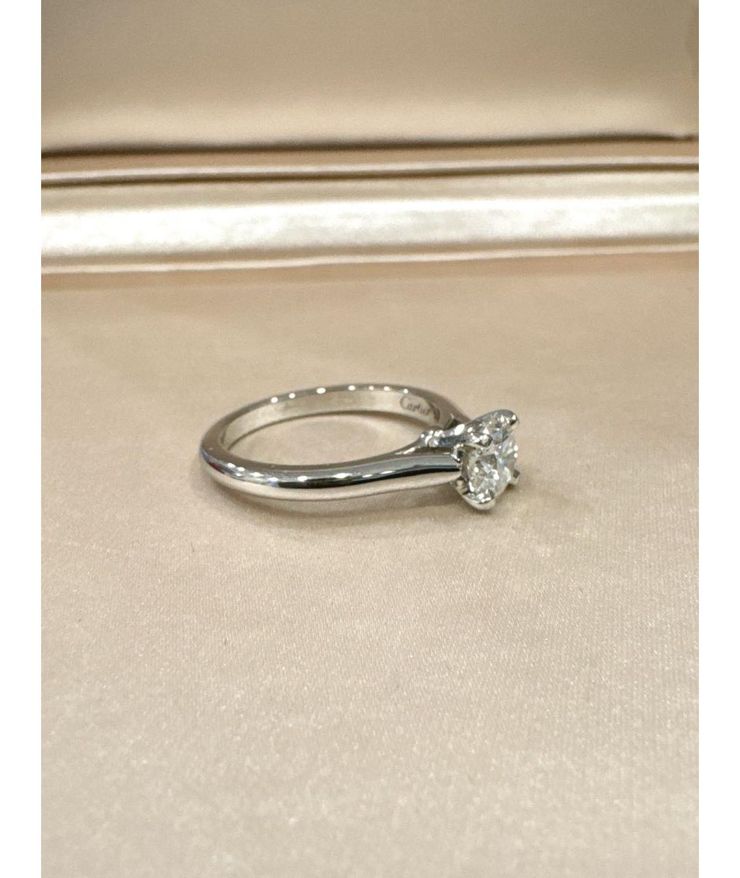 CARTIER Серебряное платиновое кольцо, фото 6