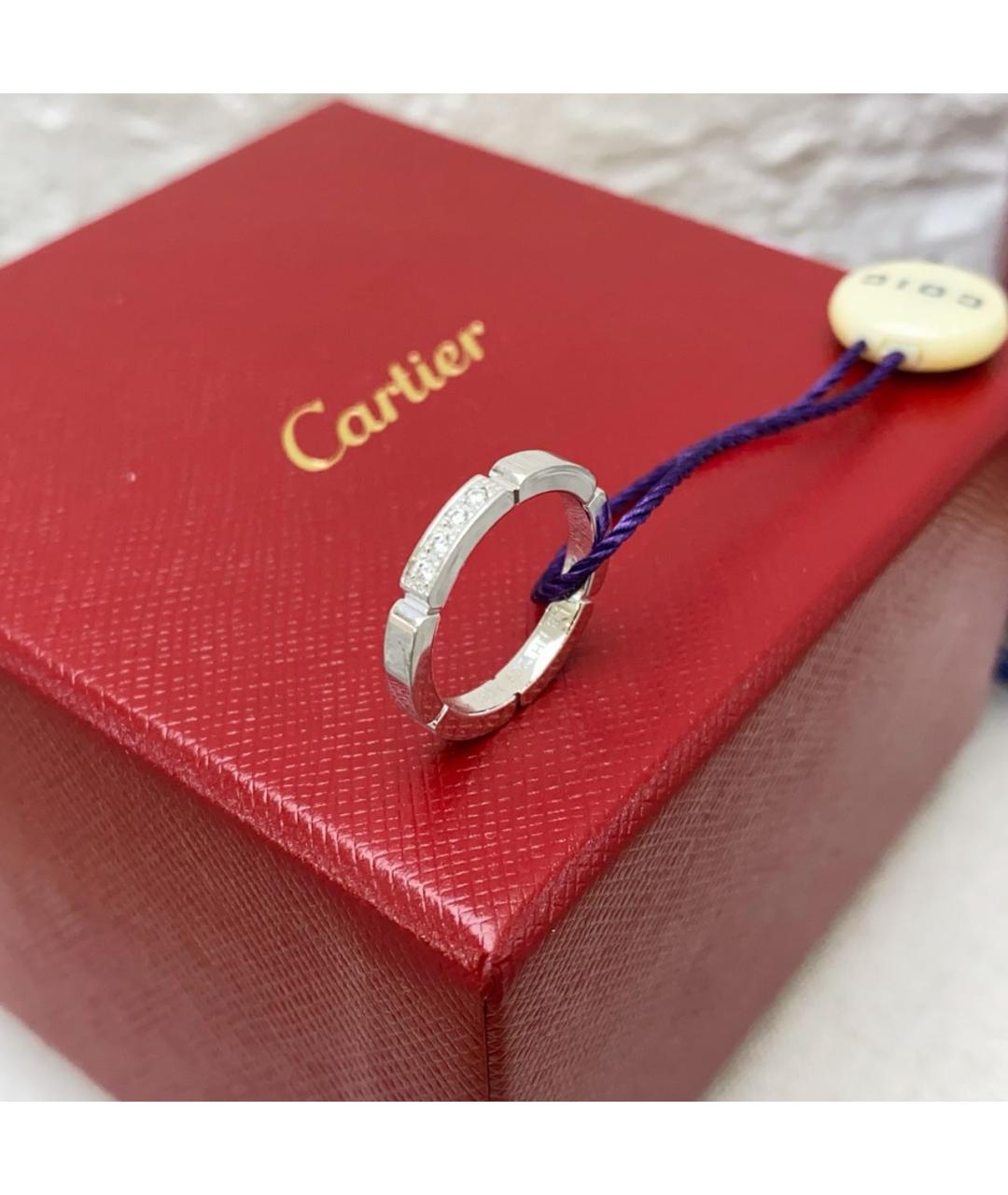 CARTIER Серебряное кольцо из белого золота, фото 5