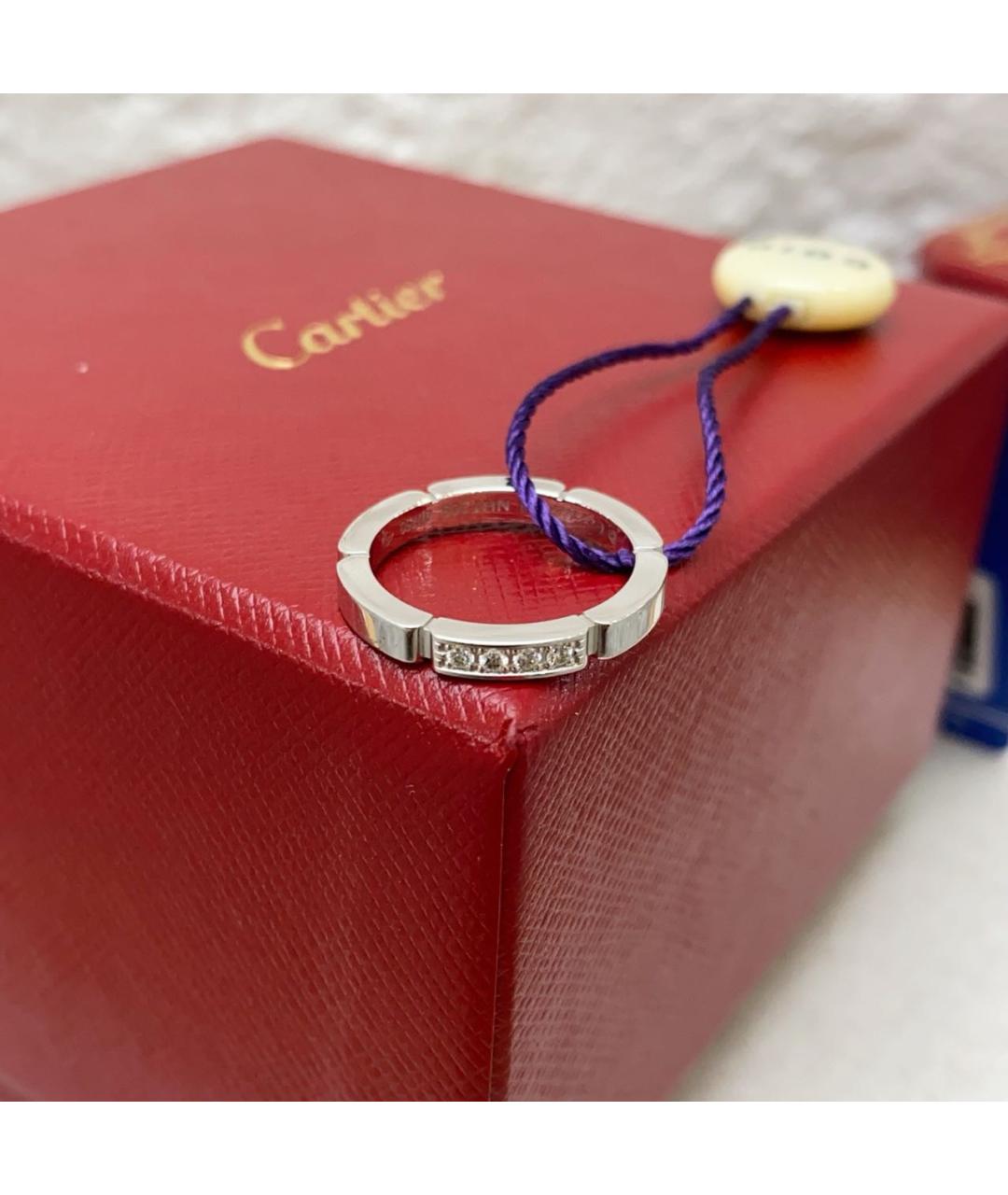 CARTIER Серебряное кольцо из белого золота, фото 3