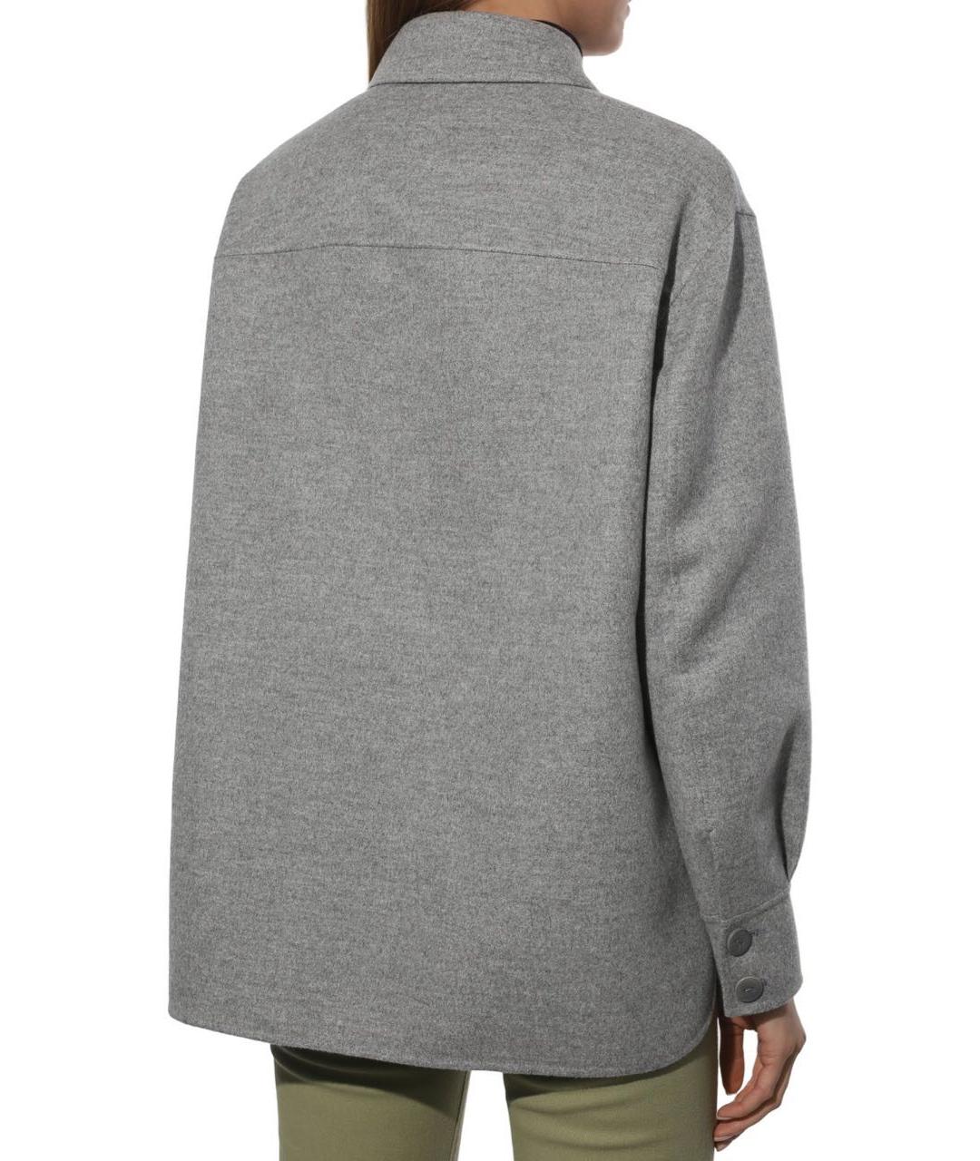 LORO PIANA Серая кашемировая куртка, фото 4
