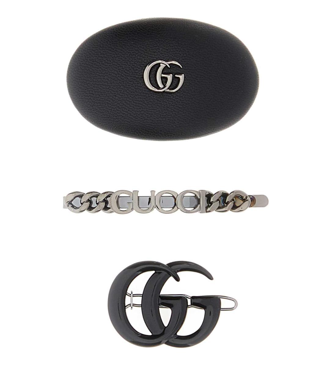 GUCCI Черная заколка, фото 3