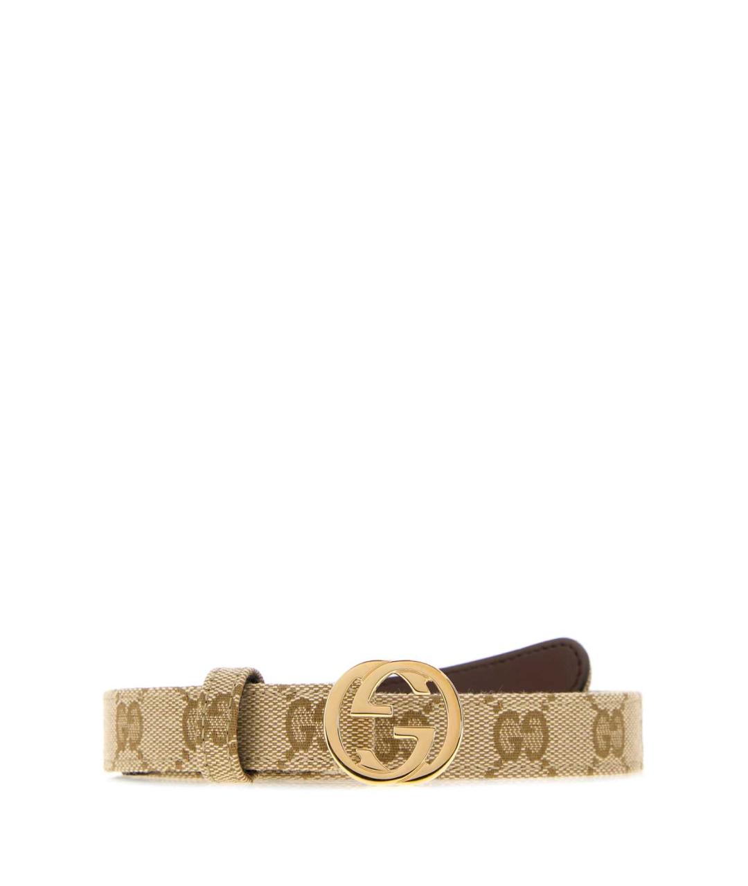 GUCCI Бежевый ремень, фото 1