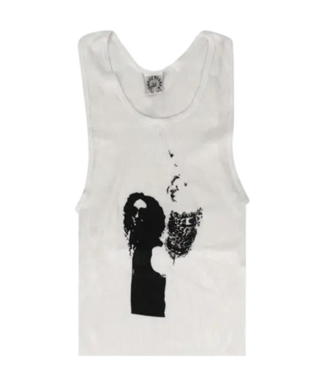 CHROME HEARTS Белая майка, фото 4