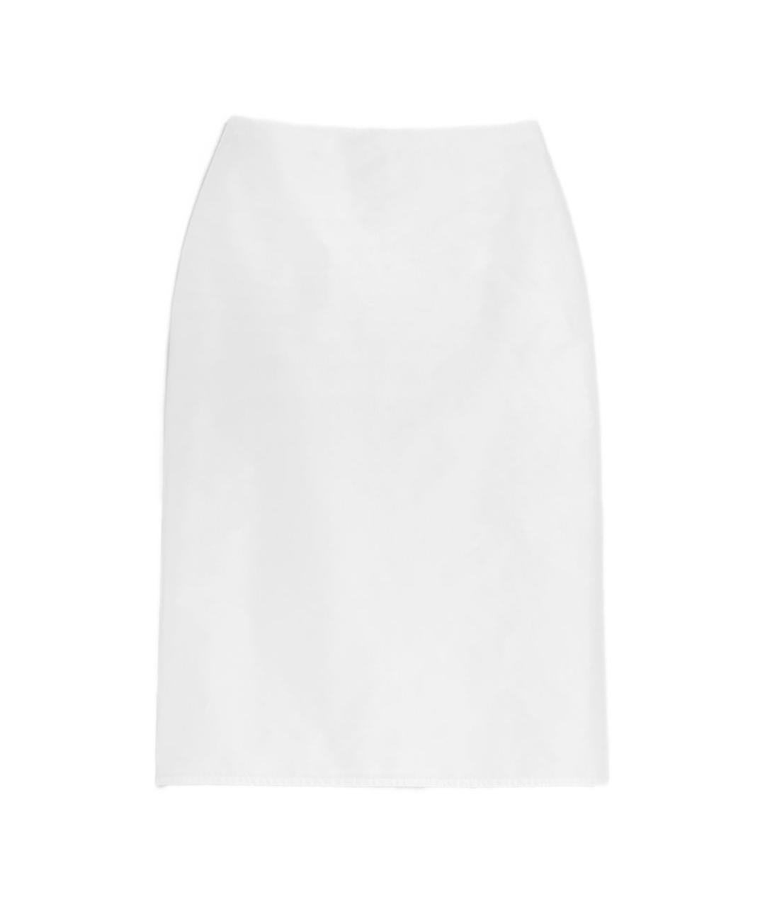 JIL SANDER Белая юбка миди, фото 1