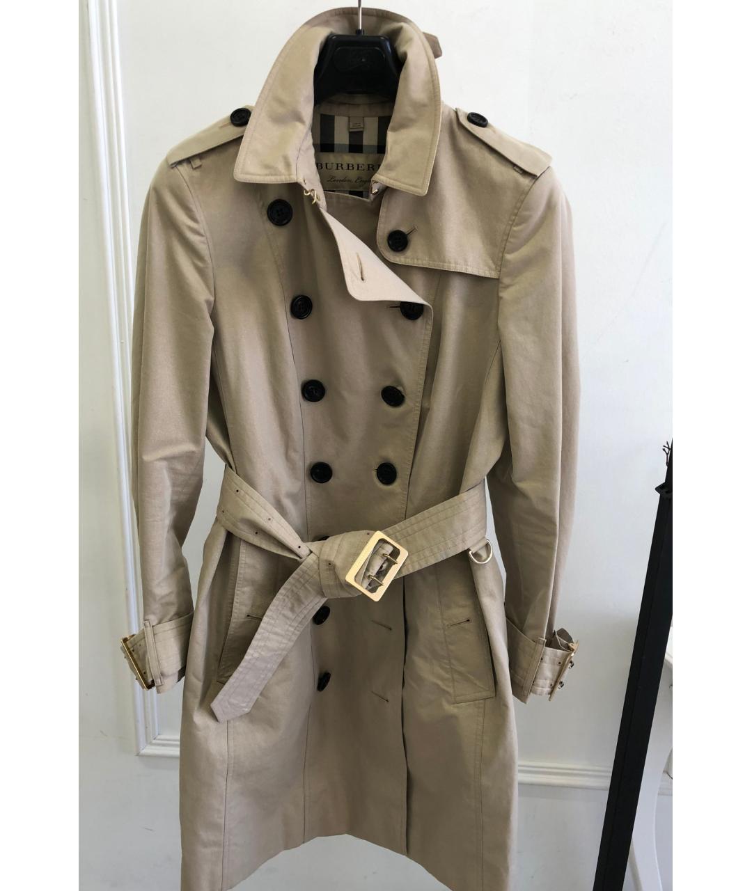 BURBERRY Бежевый тренч/плащ, фото 10
