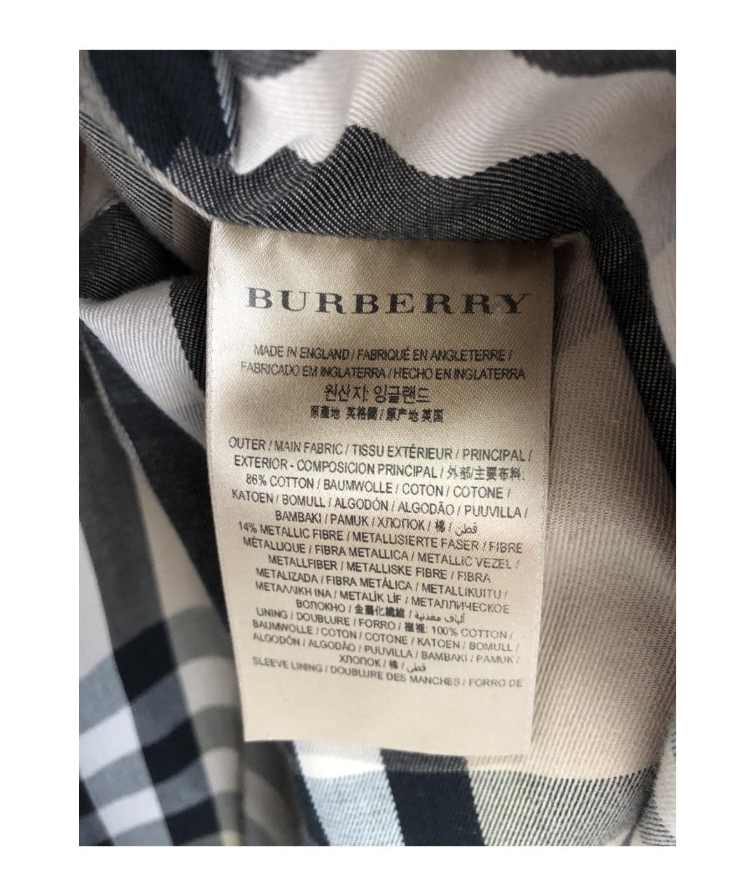 BURBERRY Бежевый тренч/плащ, фото 9