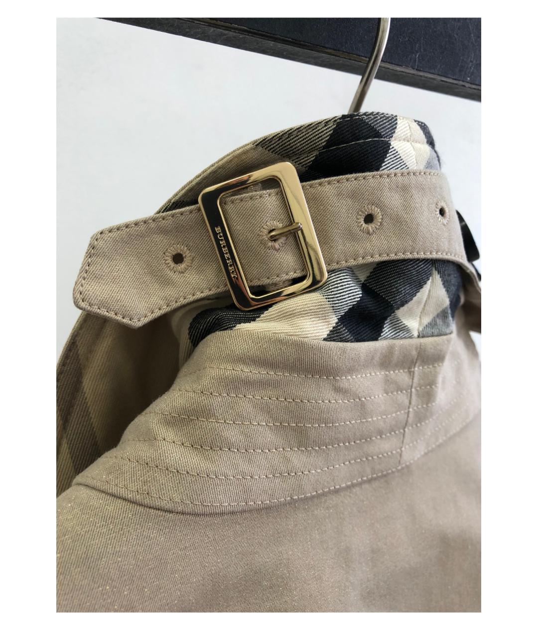 BURBERRY Бежевый тренч/плащ, фото 4