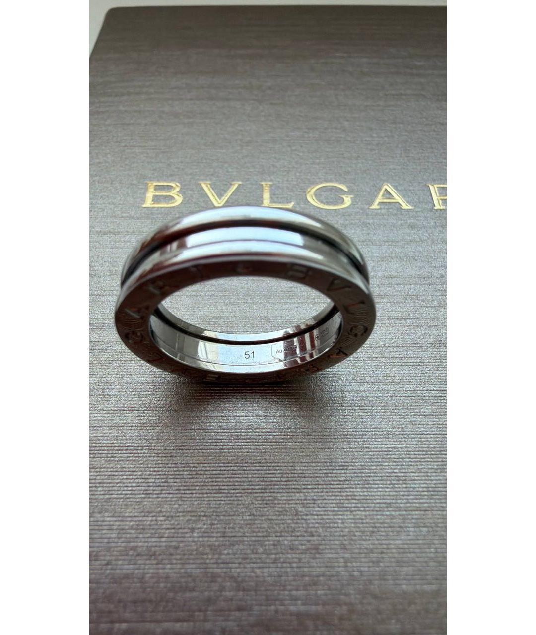 BVLGARI Белое кольцо из белого золота, фото 7