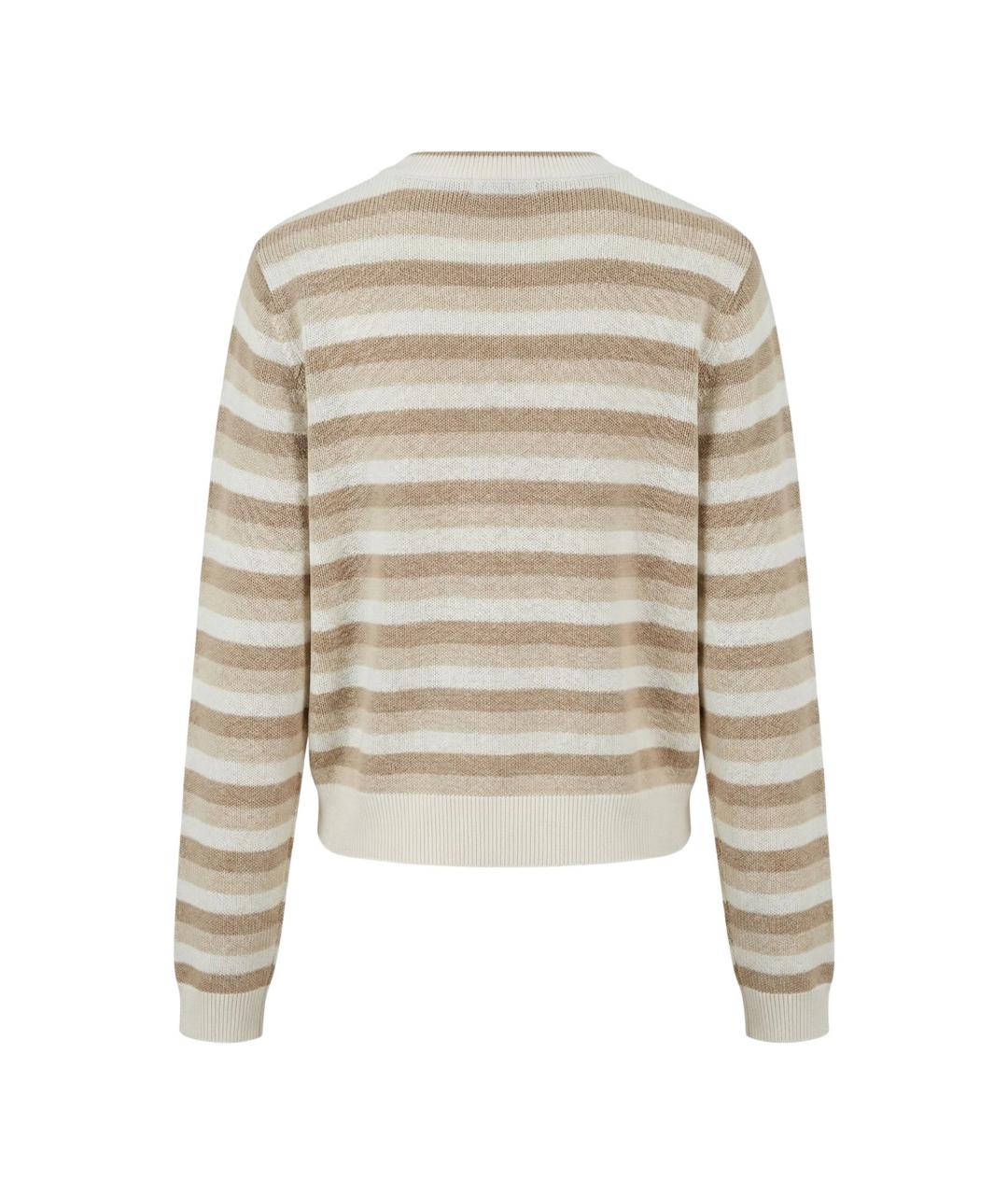 BRUNELLO CUCINELLI Белый хлопковый джемпер / свитер, фото 2