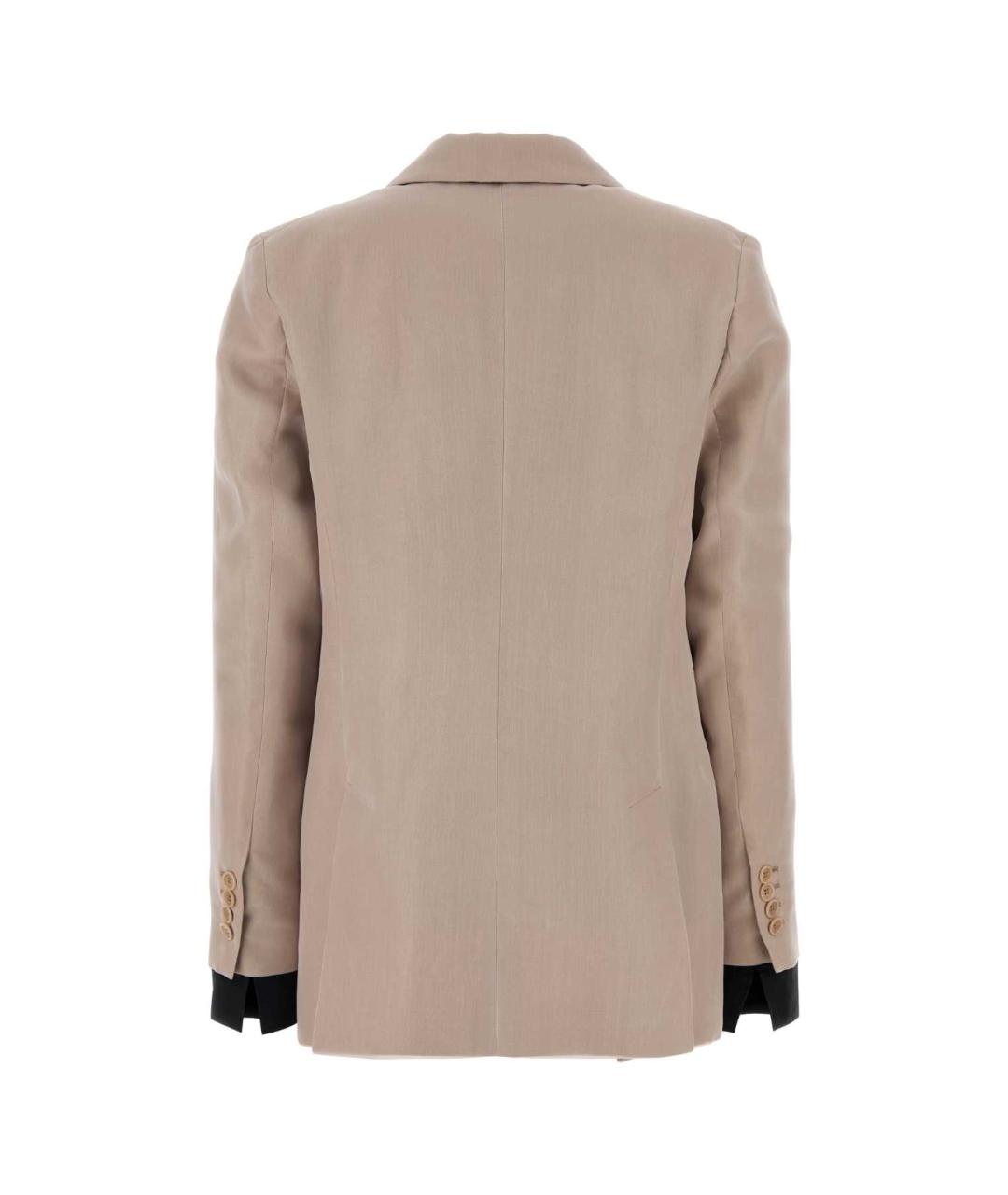 MAX MARA Розовый полиэстеровый жакет/пиджак, фото 2