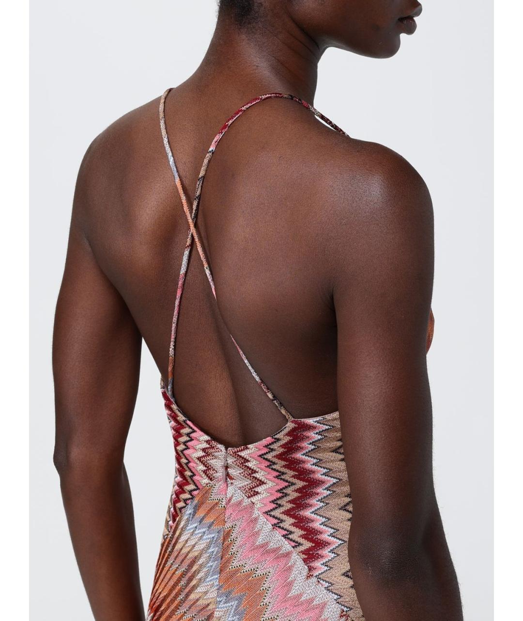 MISSONI Мульти вискозное платье, фото 4