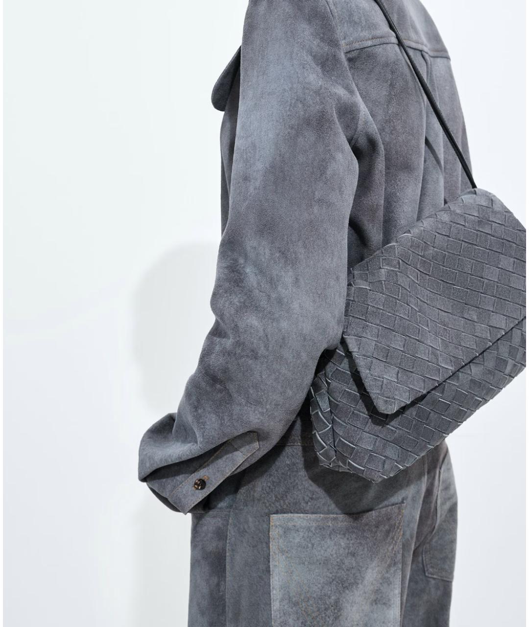 BOTTEGA VENETA Замшевая сумка через плечо, фото 2